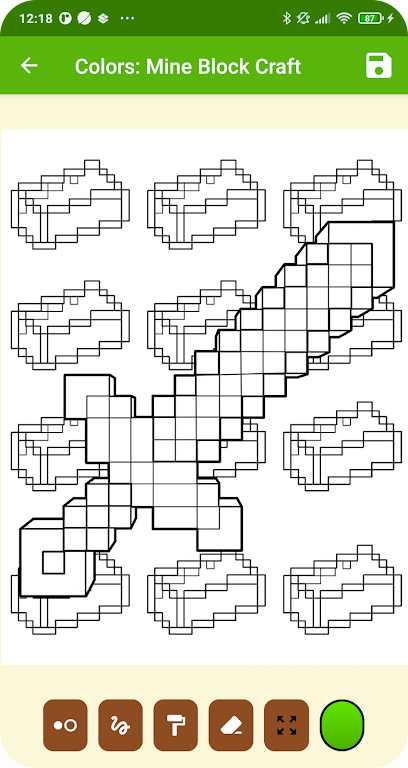 颜色矿块工艺