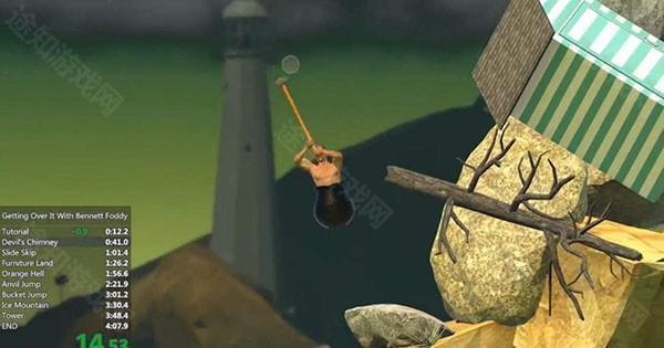 Getting Over It正版手游怎么玩截图1