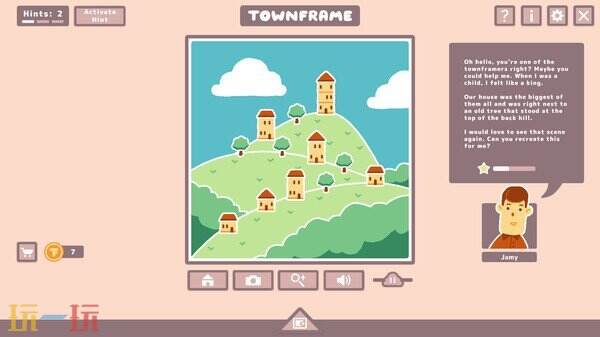 休闲解谜《Townframe》已在Steam推出售价29元