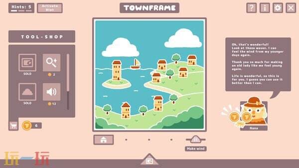 休闲解谜《Townframe》已在Steam推出售价29元